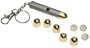 Compact Laser Pointer with 5 different pattern tip attachments.