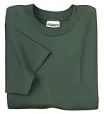NEW JERZEES - 100% Cotton T-Shirt Forest Green-M