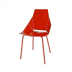 Real Good Chair with Optional Seat Pad Color: Red Red, Seat Pad: Black by 