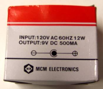 Atari 2600 Ac Adaptor
