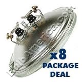 8 pcs. GE 4515 30w Par 36 Spot Bulbs Package Deal ( B555 ) - B000O7VXIM