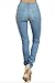 Vibrant Women's Juniors Ripped Knee High Waist Skinny Jeans