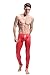 FR Men's Faux Leather Tight Pants