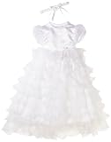 Lauren Madison Baby-Girls Newborn Multi Tiered Organza Dress With Satin Bodice, White, 0-3 Months