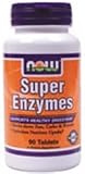 Super Enzymes ( 90 Tabs ) ( Dr. Recommended Formula ) NOW Foods