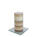Vanilla and Toffee Scented Pillar Candle – 5.5″