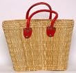 Moroccan Straw Summer Beach / Shopper / Tote Bag