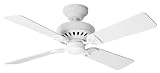 Hunter 20406WH Bayport White Traditional Ceiling Fan 42 Blade Span