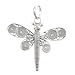 Filigree Dragonfly Pendant in Sterling Silver, #8138