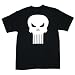 Search : MARVEL PUNISHER "GLOW-IN-THE-DARK-HEAD" Licensed Black Cotton Tee