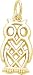 Bird: Owl Charm by Rembrandt Charms