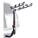 Allen Deluxe 4-Bike Hitch Mount Rack for Vehicles with Rear Mounted Spare Tire (2-Inch Receiver)
