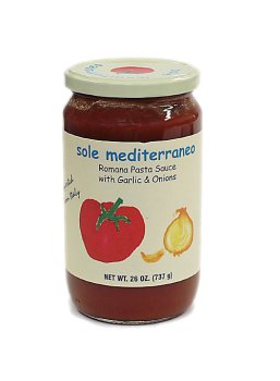 Sole Mediterraneo Romana Pasta Sauce With Garlic & Onions, 26 Ounces by Alimentitalia