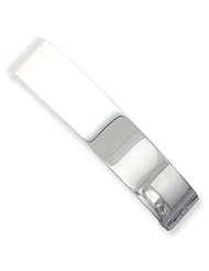 Sterling Silver 14mm Hinged Bangle