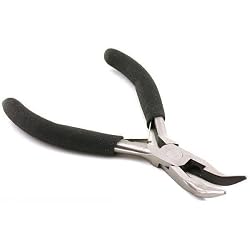 Mini Bent Nose Pliers Jewelers Beading Bench Tool 4.5"