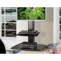 Symphony Flat Screen TV Console (Black) (47.375