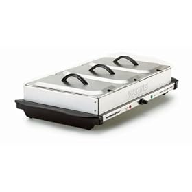 Waring Pro BFS50 400-Watt 3-Station Professional Buffet Server by Waring