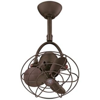 13 Diane Textured Bronze Ceiling Fan