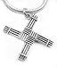 Saint Bridget St. Brigid Cross Sterling Silver Pendant