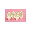Lenox Department 56 Snowbunnies - Shrubs In A Tub - Set of 4