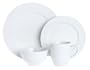 Emeril Super White Porcelain 32-Piece Dinnerware Set, Service for 8