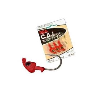 3 8oz Red C.A.L Jig Heads by