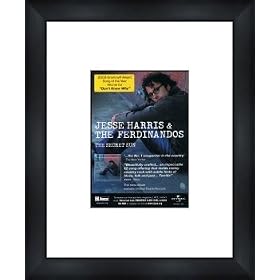 JESSE HARRIS The Secret Sun - Framed Original Advert