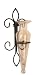 Amphora Vase on Fleur Lis Sconce Clear