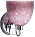 Alico PW2700-73 Louvre 1 Light Wall Sconce With Malva Shade
