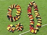 Großes Deutschland Fanset, Blumenkette, Stirnband & Blumenarmbänder, WM 2010, Afrika, Fussball, Fußball