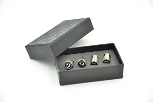 Triumph®(Fullfilled and Shipped By Amazon) Renault Wheel Tyre Tire Metal Alloy Air Stem Valve Cap Gift Box Set for captur clio iv, espace v, fluence, kadjar, kangoo II, Kwid, Paguna III, Megane III