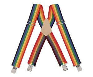 McGuire Nicholas 113 Rainbow Heavy Duty Extra Wide Work Suspenders