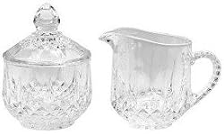 Cristal D'Arques Longchamp Sugar & Creamer
