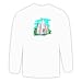 Long Sleeve T-shirt with buildings, "traffic light", city Large White