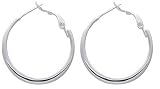 Sterling Silver Hoop Earrings