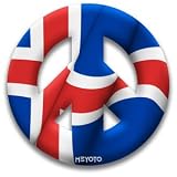 Peace Sign Magnet of Iceland by MEYOTO