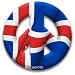 Peace Sign Magnet of Iceland by MEYOTO