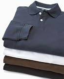 Greendog Boys Long-Sleeve Solid Piqu? Polo