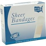 PLASTIC ADHESIVE BANDAGES STRIPS 1 X 3 100/BOX PLASTIC ADHESIVE BANDAGES STRIPS 1 X 3 100/BOX