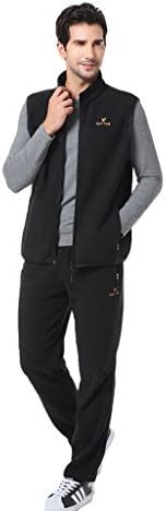 YDKZM Men's Warm Fleece Cardigan Vest