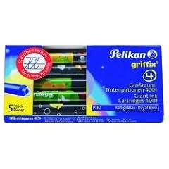 Pelikan 960542 - Tintenpatronen Tiere 5 St�ck lang f�r Griffix F�llhalter