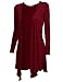 Doublju Womens Long Sleeve Draped Open Front Cardigan