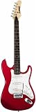 Slammer PAC3 Pacer Electric Guitar, Metallic Red