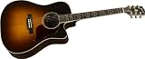 Gibson Songwriter Deluxe Standard EC Acoustic-Electric Guitar, Vintage Sunburst
