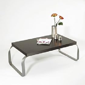 Umbra Tryst Coffee Table, Espresso and Nickel