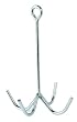 Perri's Leather Chrome 4 Prong Tack Hook
