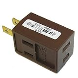 Cooper Wiring Brwn 3Out 3Wire Gnd Cube Tap 4400B-BOX