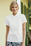 Crinkle Cotton Blouse