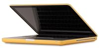 Speck Products MB13AU-SAT-YEL MacBook 13-inch Aluminum Unibody/Black Keyboard See Thru Satin Soft Touch Hard Shell Case (Yellow)