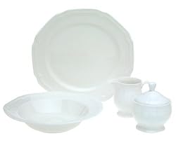 Mikasa Antique White 5-Piece Dinnerware Serving Set